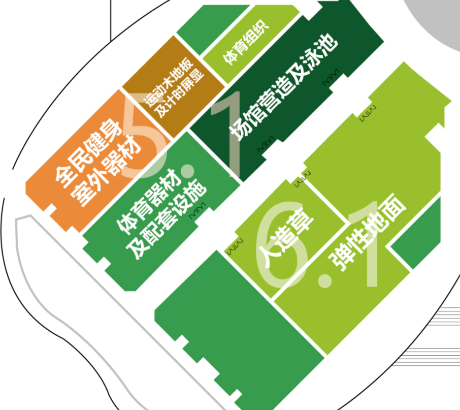 leyu.体育(中国)官方网站2021年体博会持续发力：你熟悉的这些运动地材品牌(图3)