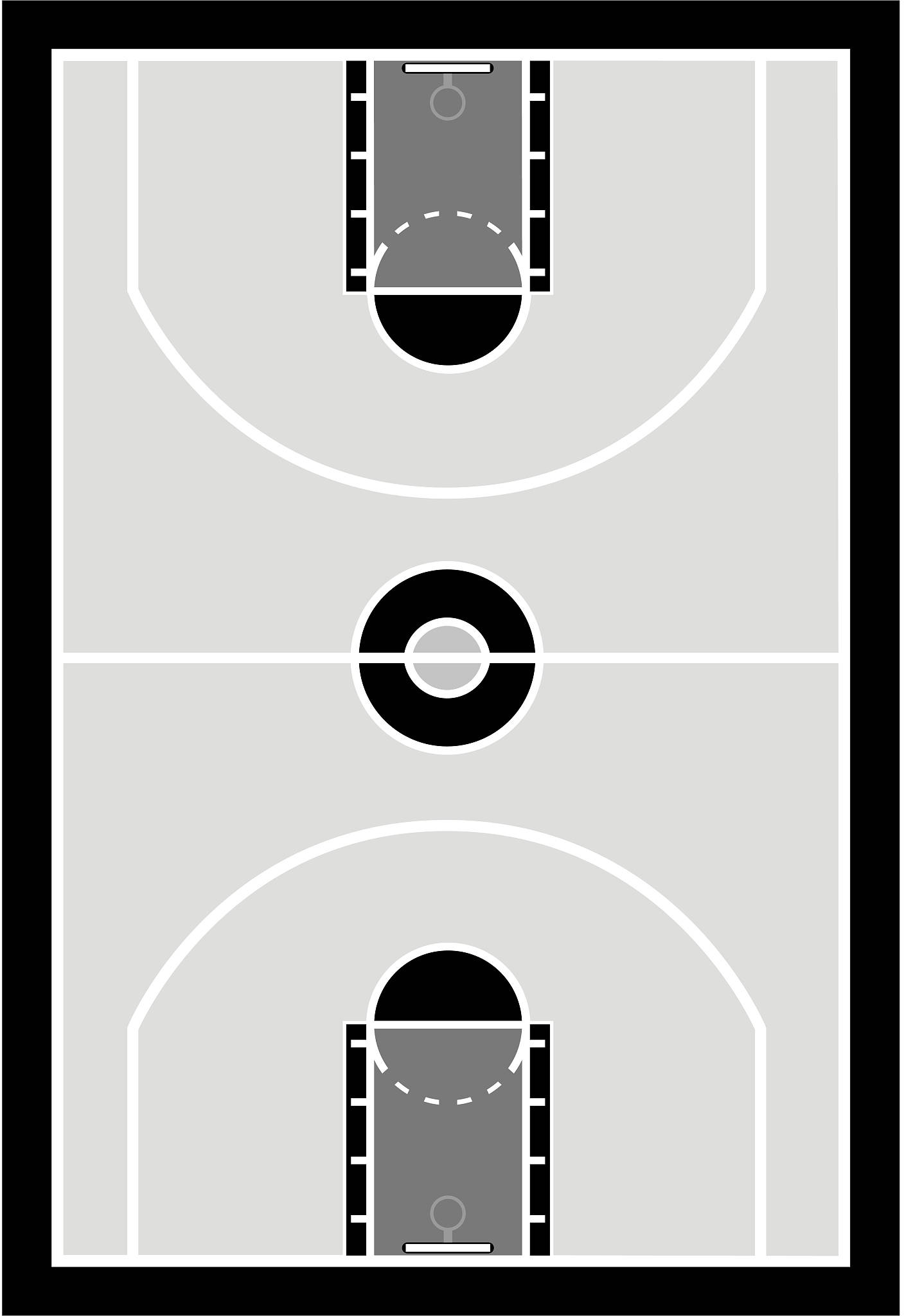 leyu.体育(中国)官方网站篮球场地标准尺寸(图1)
